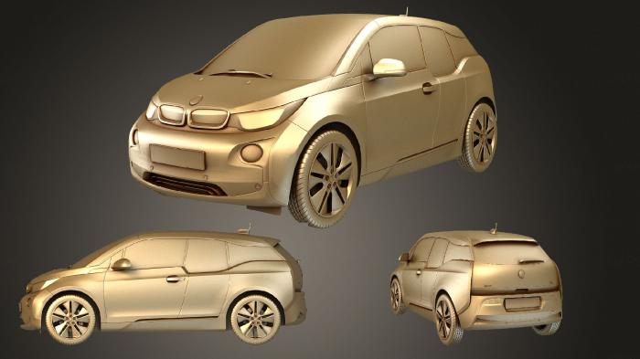 نموذج ثلاثي الأبعاد لآلة CNC السيارات والنقل BMW i3 كوبيه 2010